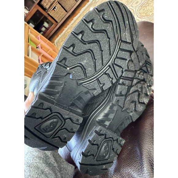 Timberland Pro Boots Titan Women's Sz 6 Steel Alloy Toe Work Black Leather $178 - Picture 5 of 12
